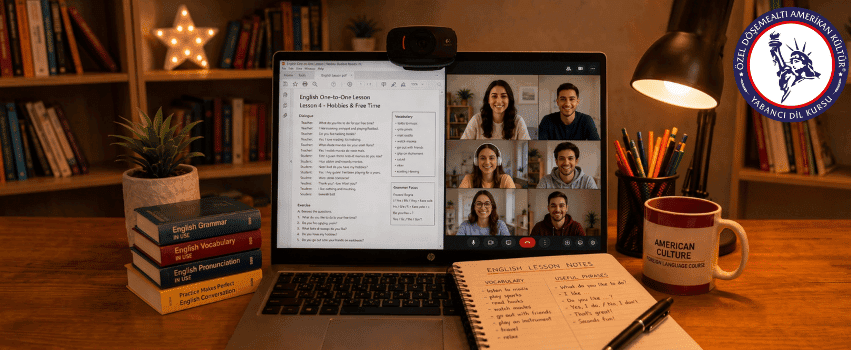Online Canlı Dil Eğitimleri (Google Meet) — Amerikan Kültür Döşemealtı